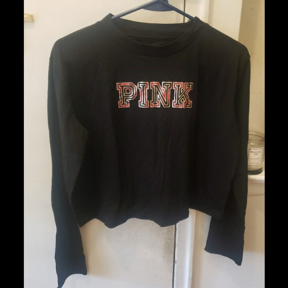 PINK Victoria's Secret Crop Long Sleeve